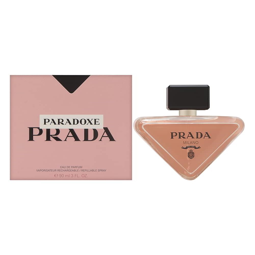 Prada Paradoxe, frasco recargable de diseño elegante para uso diario y ocasiones.