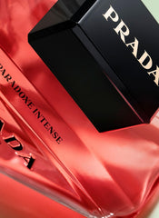 Prada Paradoxe Intense neroli essence detail — luminous opening with Neroli notes