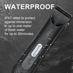 Predyee Manscape Trimmer batería de 120 minutos para sesiones largas.
