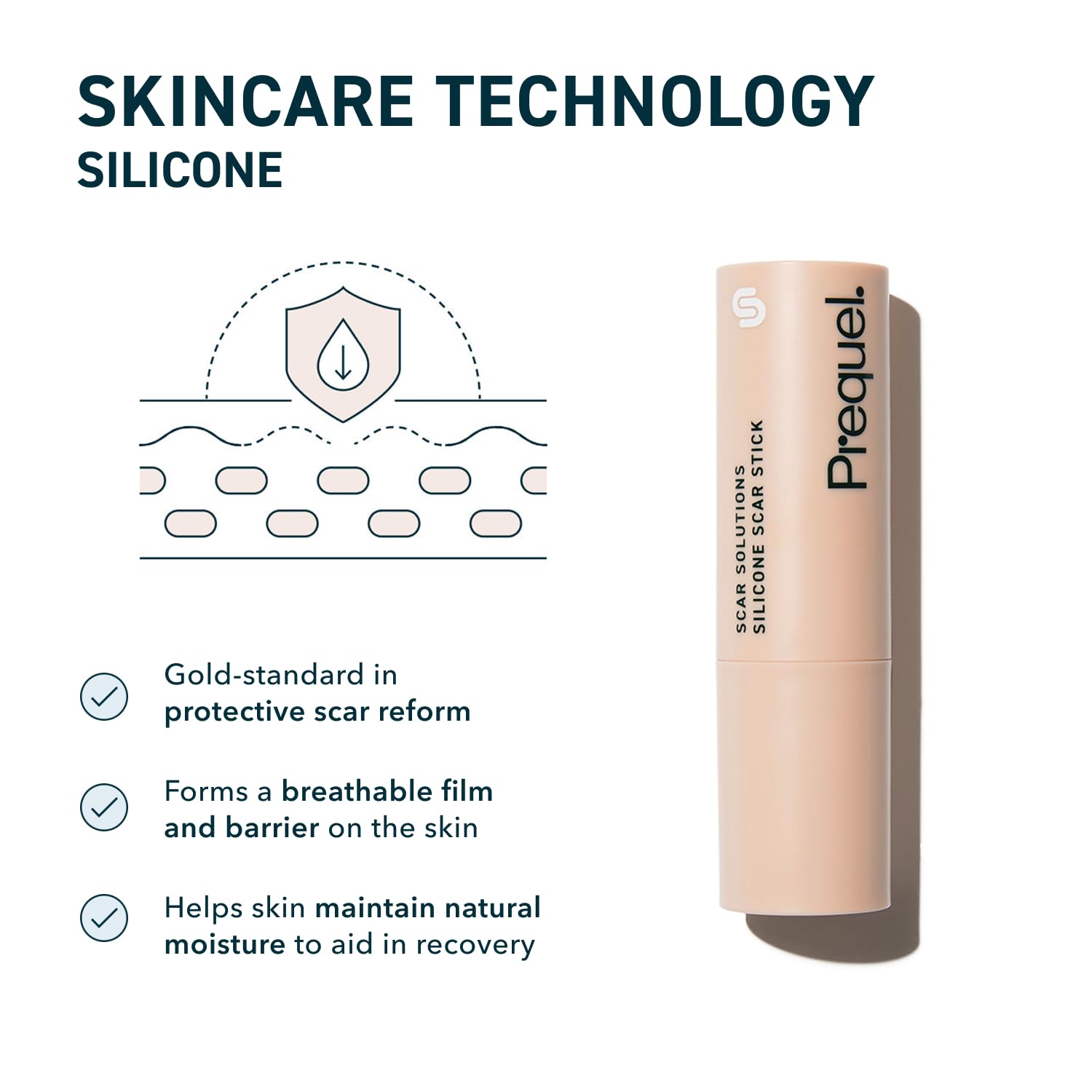 Prequel Skin Scar Solutions: vitamina E para nutrir la piel.