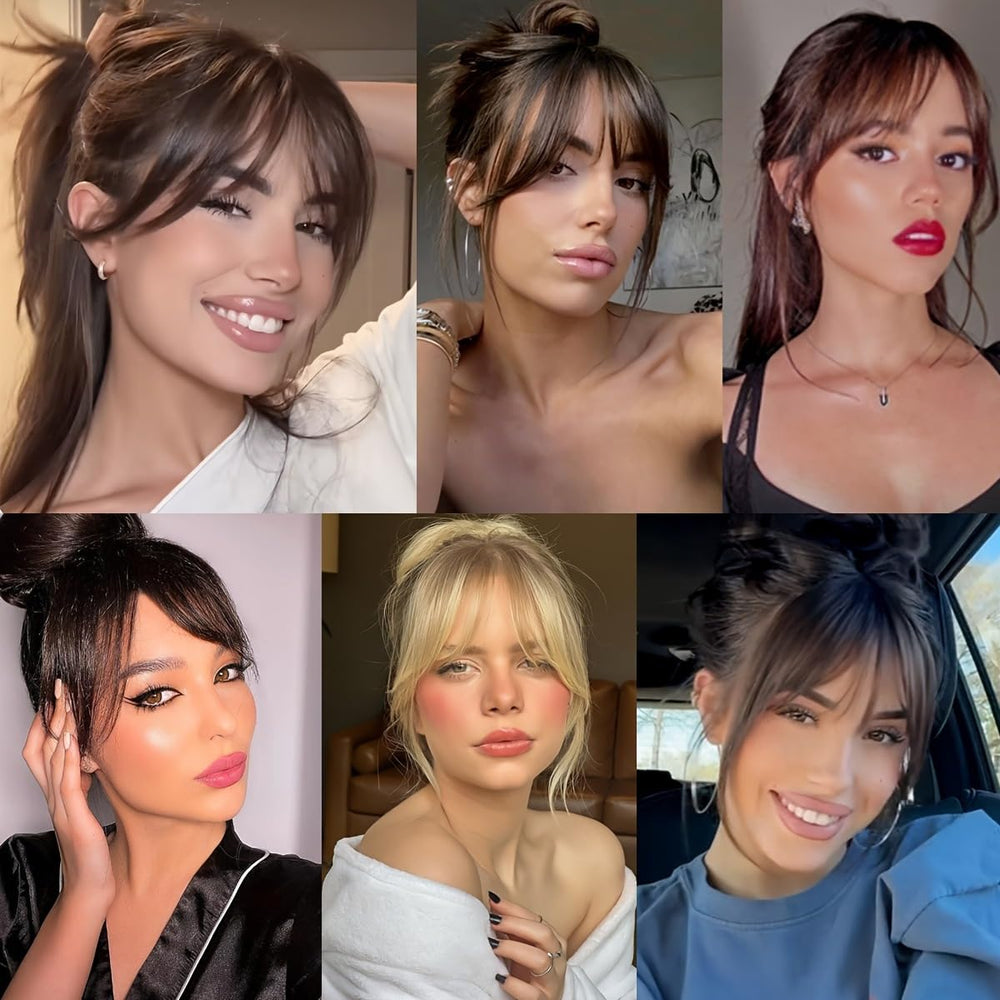 Pretelytiti Bangs Clip diseño ligero para un acabado discreto y natural.