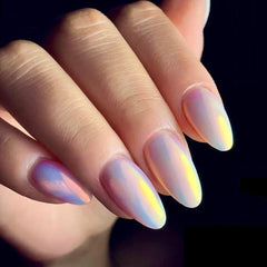 Pretty Diva Aurora, brillo de sirena para uñas, aplicación fácil para principiantes.