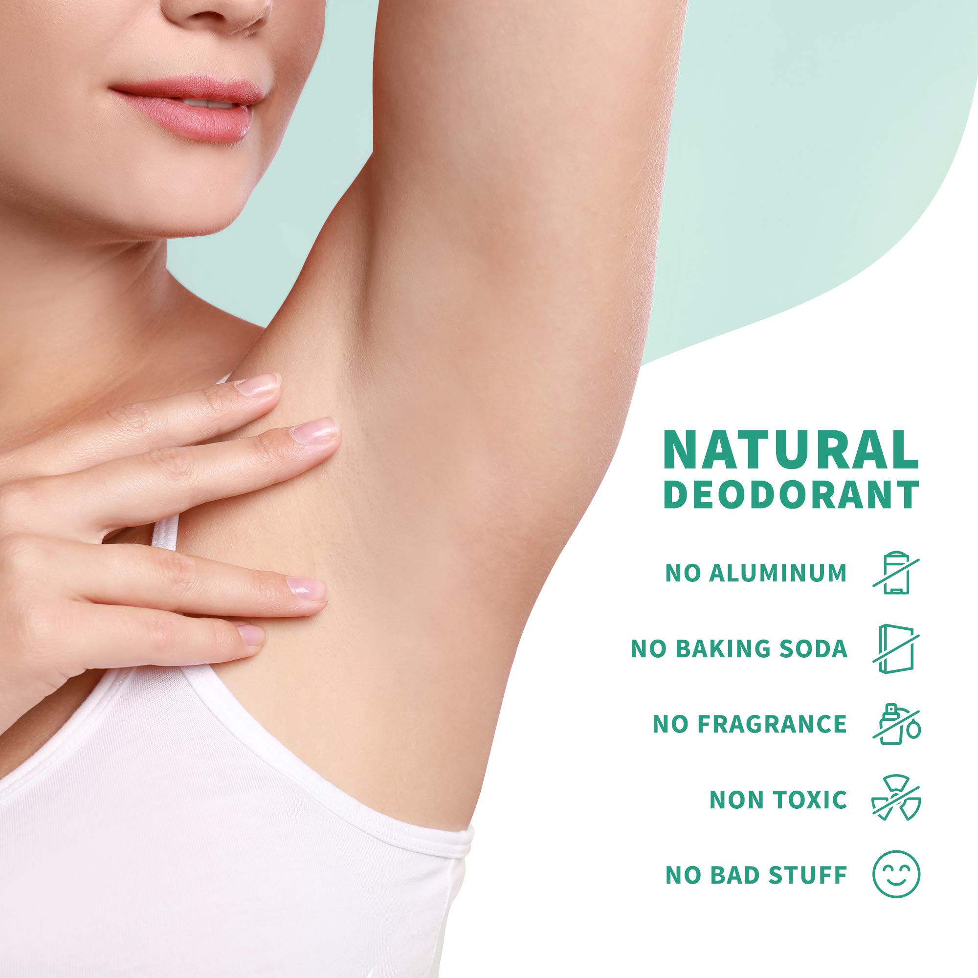 Primal Life Desodorante Natural aplicación suave para axilas sensibles.