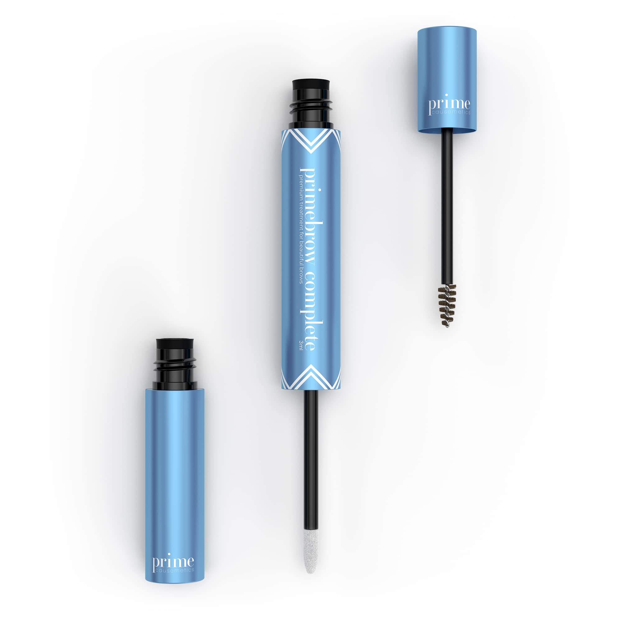 Prime Prometics PrimeBrow Complete en envase con mousse para cejas naturales y definidas