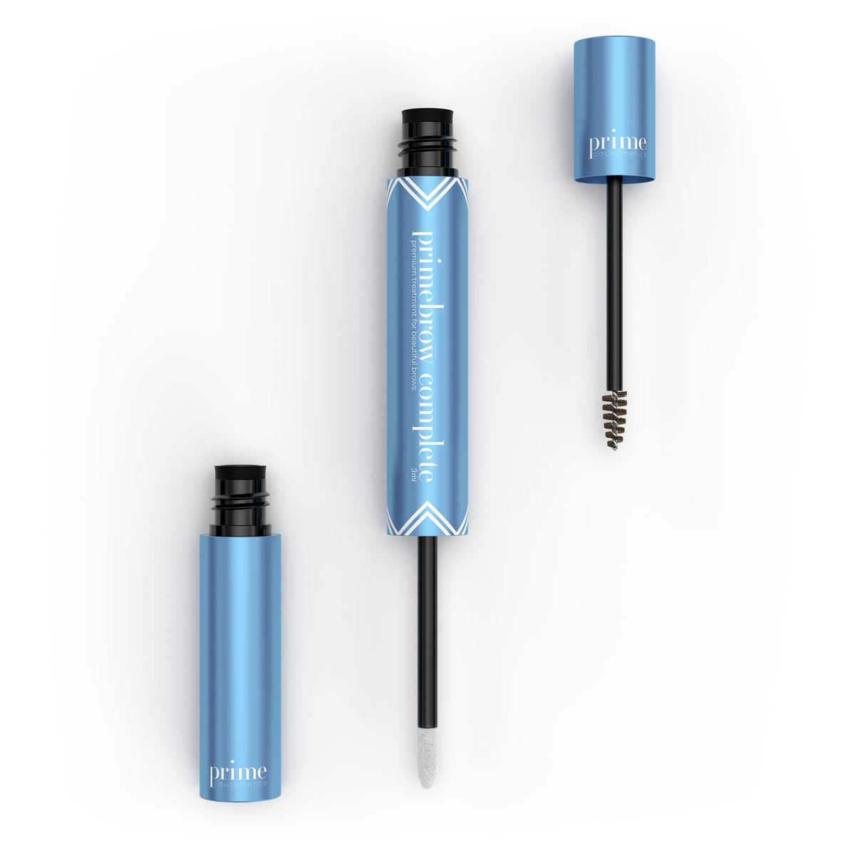 Prime Prometics PrimeBrow Complete en envase con mousse para cejas naturales y definidas