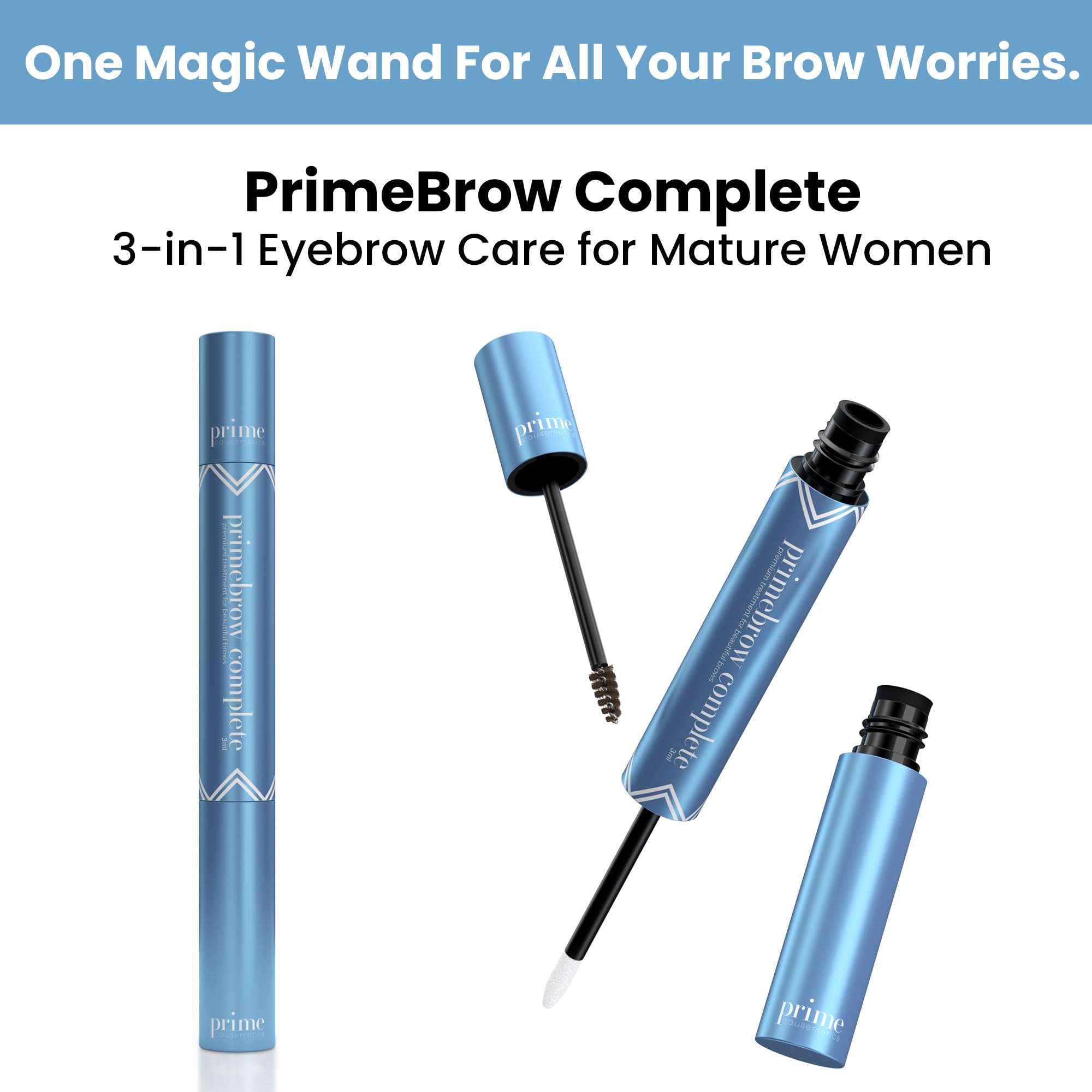 Tintura para cejas natural de Prime Prometics PrimeBrow Complete para un color suave