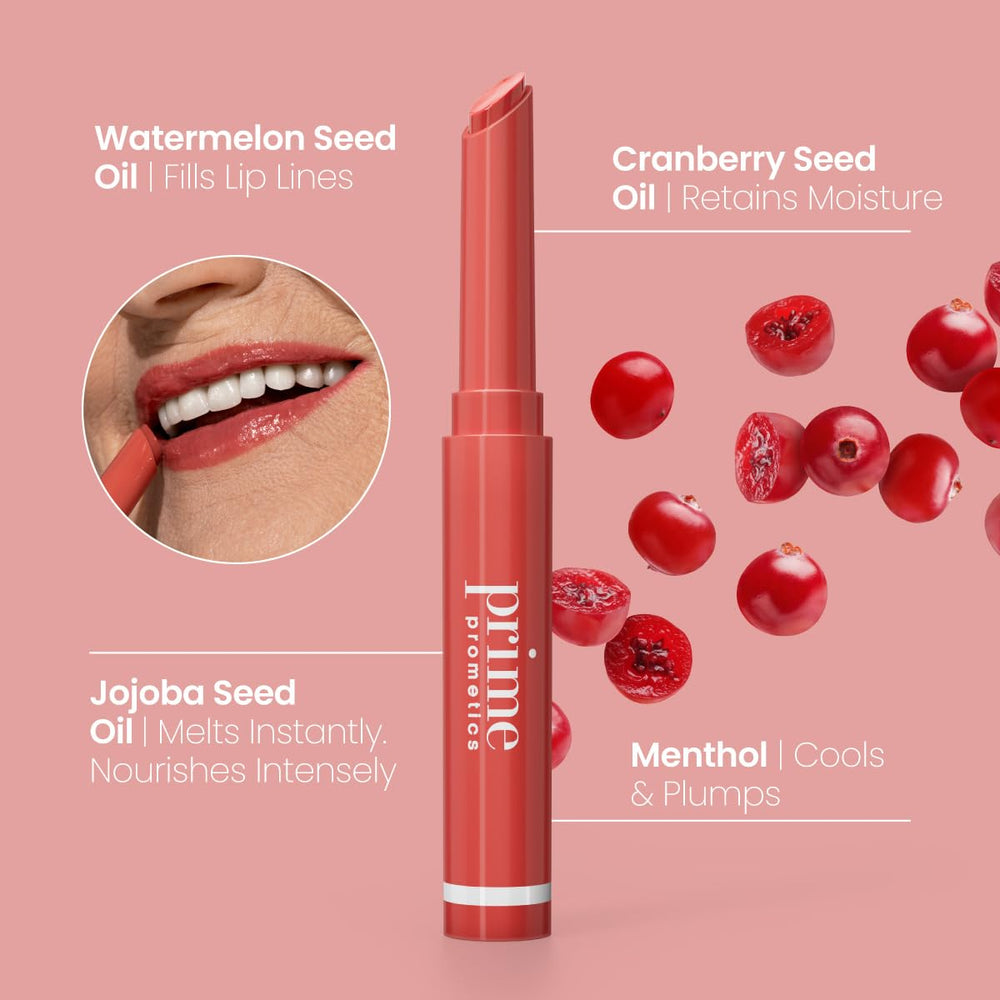 PrimePrometics PrimeLip acabado brillo sutil para labios radiantes