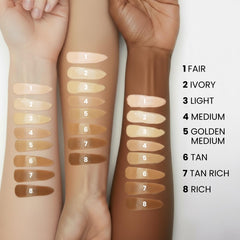 PrimePrometics PrimeSkin CC+ acabado suave-mate que difumina imperfecciones sutilmente.