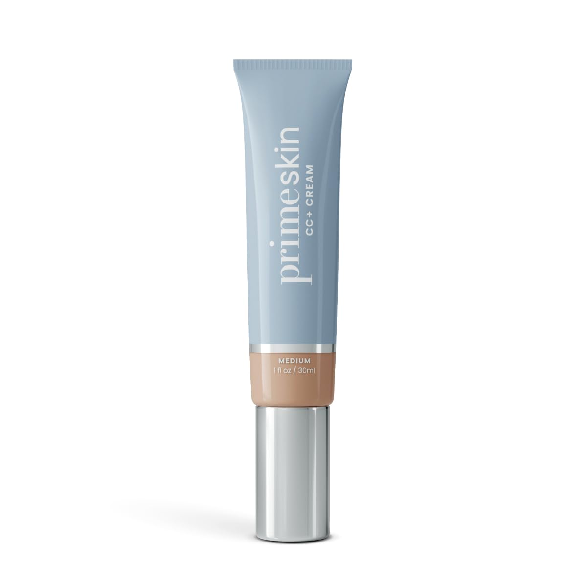 PrimePrometics PrimeSkin CC+ en botella: acabado ligero para piel madura y uniforme.