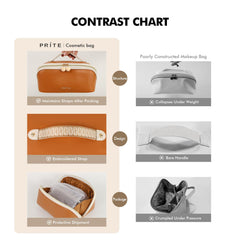 Prite bolsa con asa suave y diseño moderno para viajar con comodidad.