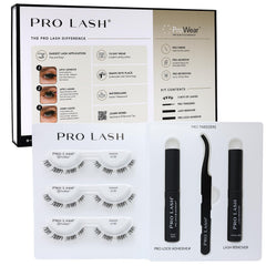 Pro Lash ProWear kit inicio clusters pestañas, solución rápida para empezar.