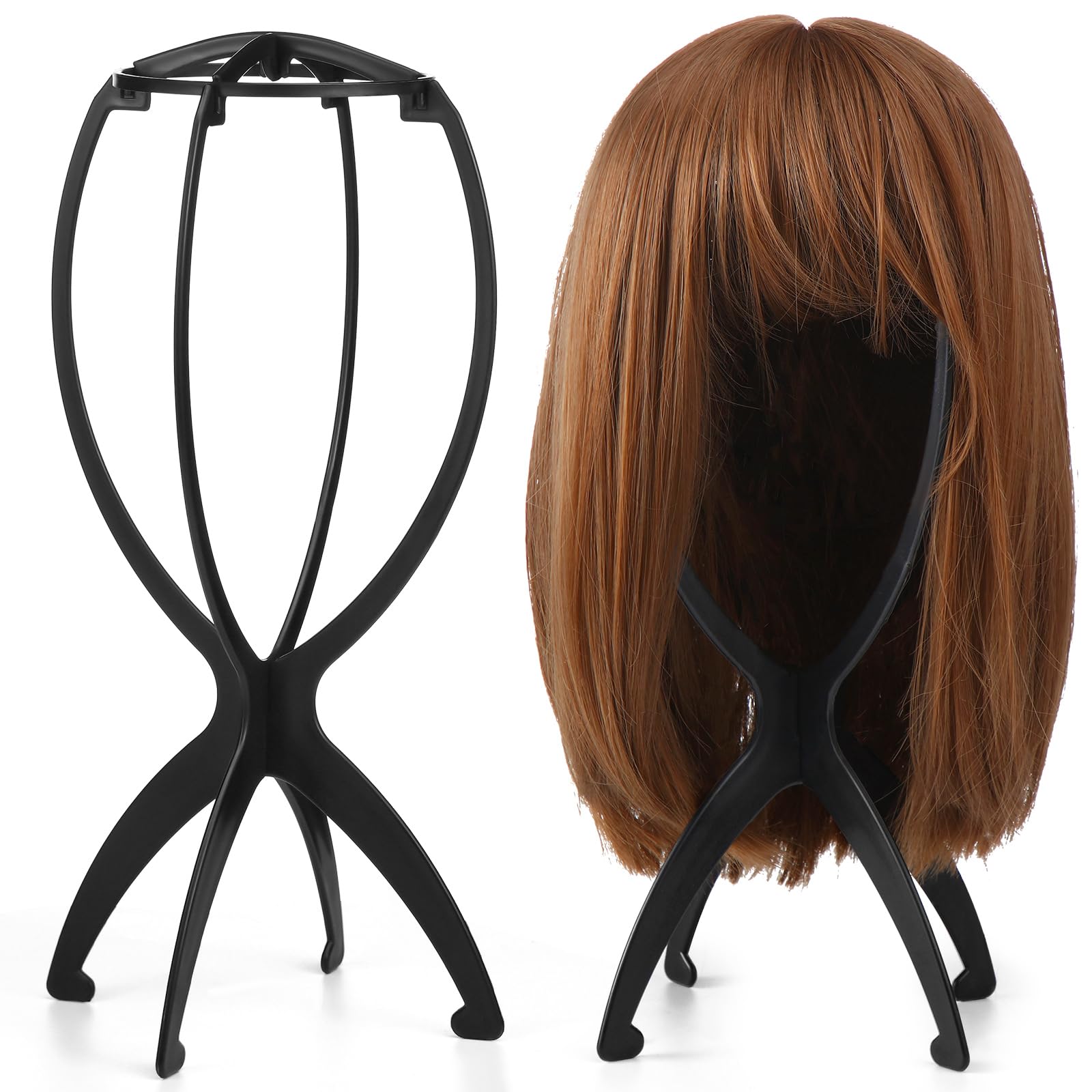 ProSuites: soporte-peluca-2-pack para exhibir y secar pelucas con estabilidad.