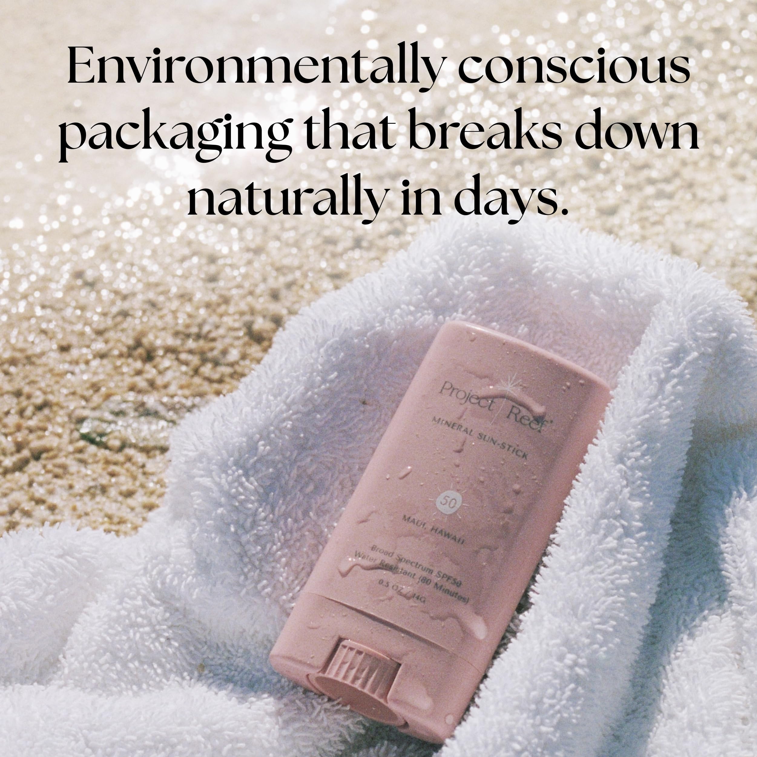 Project Reef Stick: etiqueta-vegan para cuidado ético de la piel.