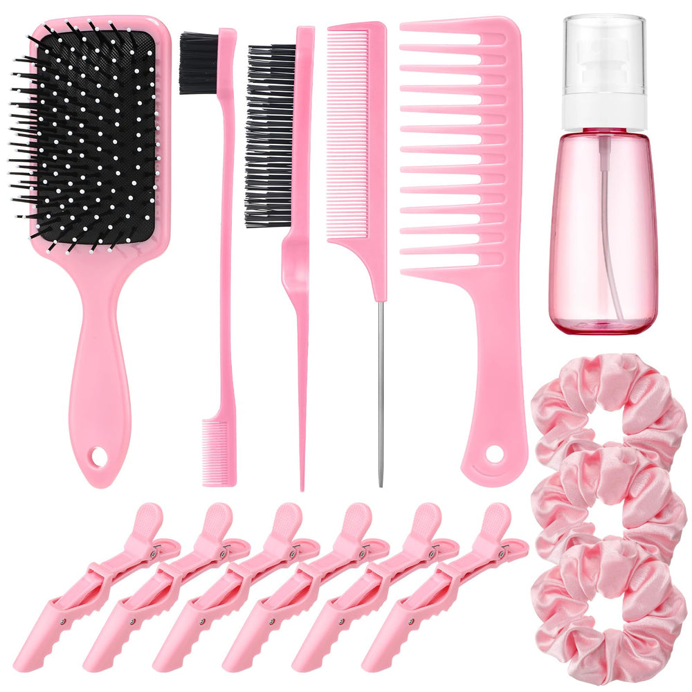 ProSuites peine con amortiguación rosado para peinado suave y control del cabello