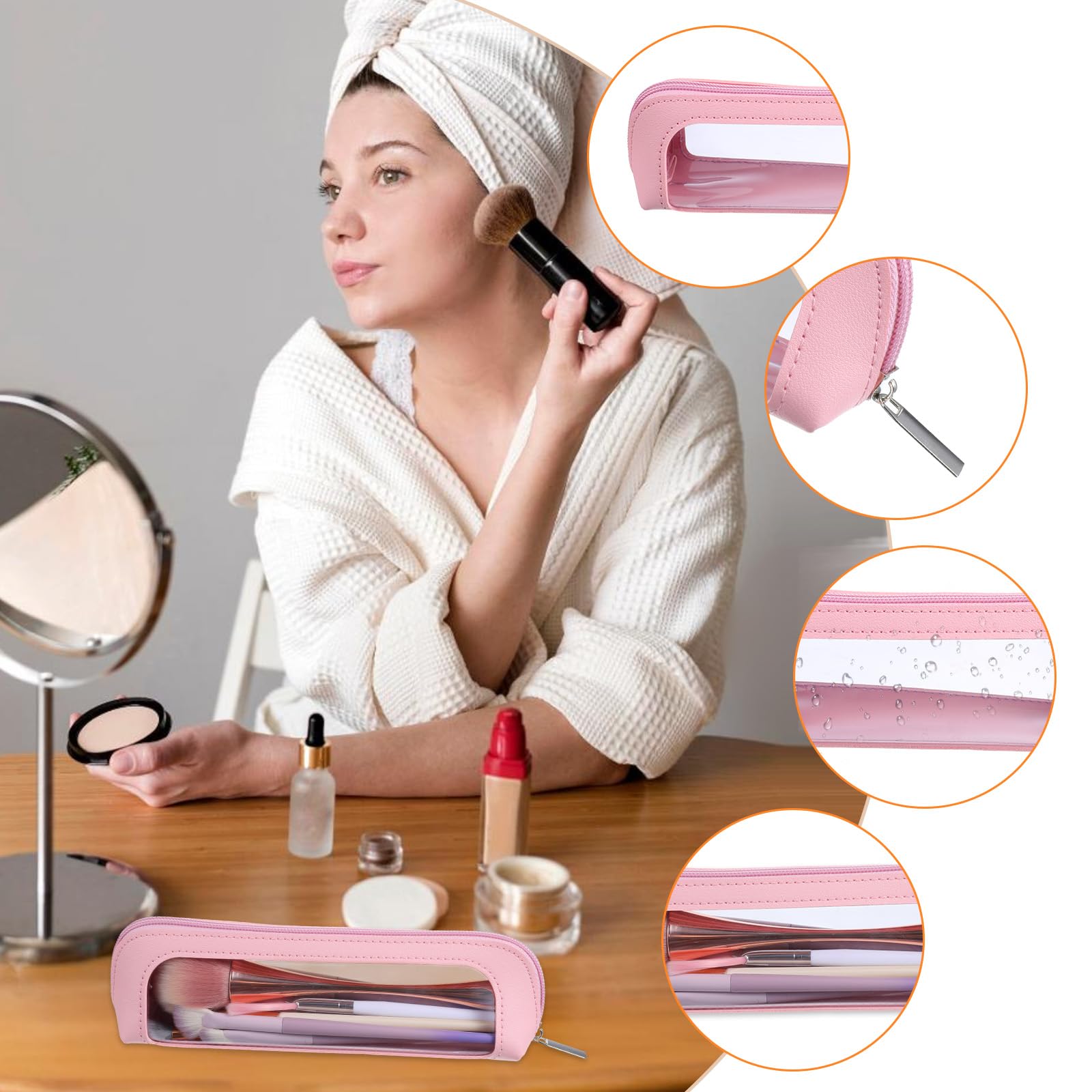 Psyqtsuary acabado rosa suave, toque agradable y aspecto moderno.
