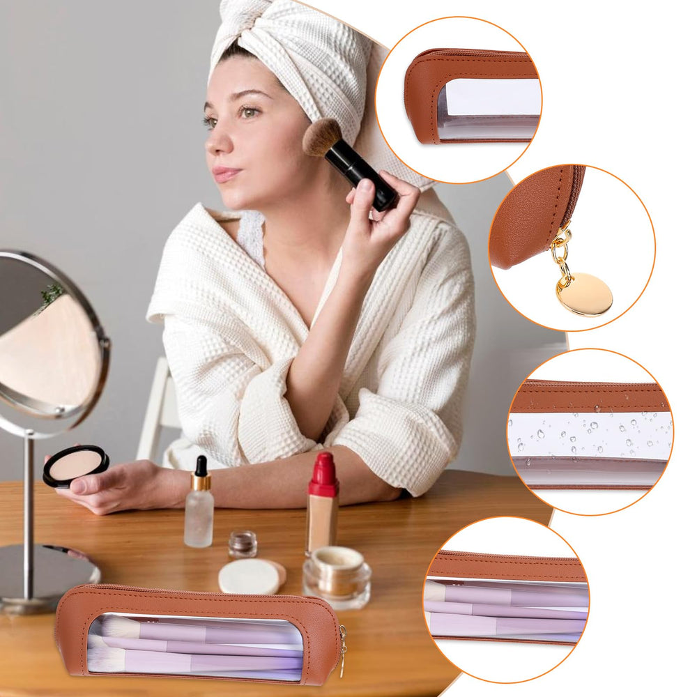 Psyqtsuary bolso maquillaje compacto, perfecto para viaje