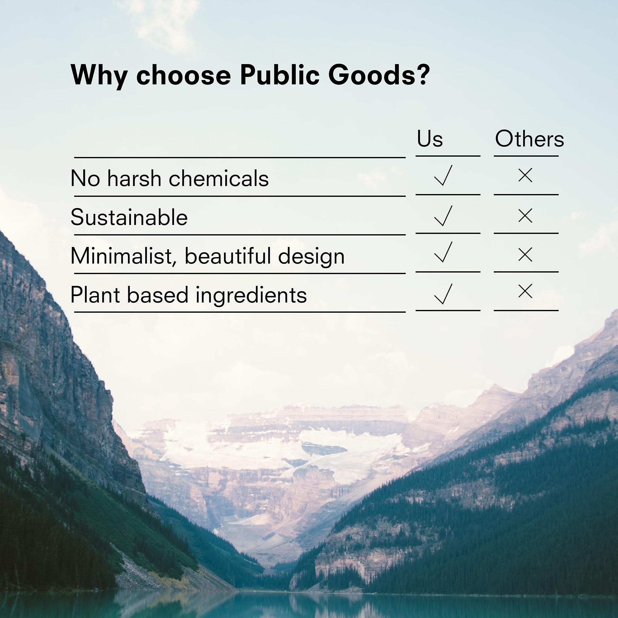 Public Goods Acondicionador uso diario en la ducha para rutina capilar.
