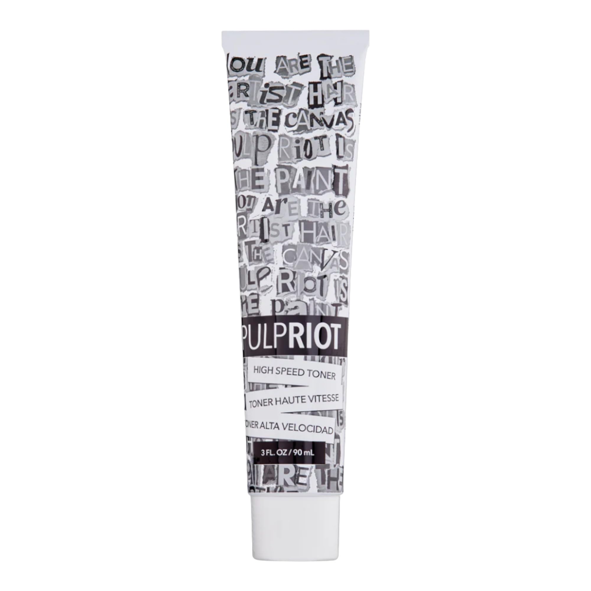Pulp Riot Platinum Pearl, aplicación precisa para resultados fríos en cabello decolorado.
