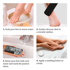 Lima para pies Pumice Valley con mango ergonómico para uso cómodo