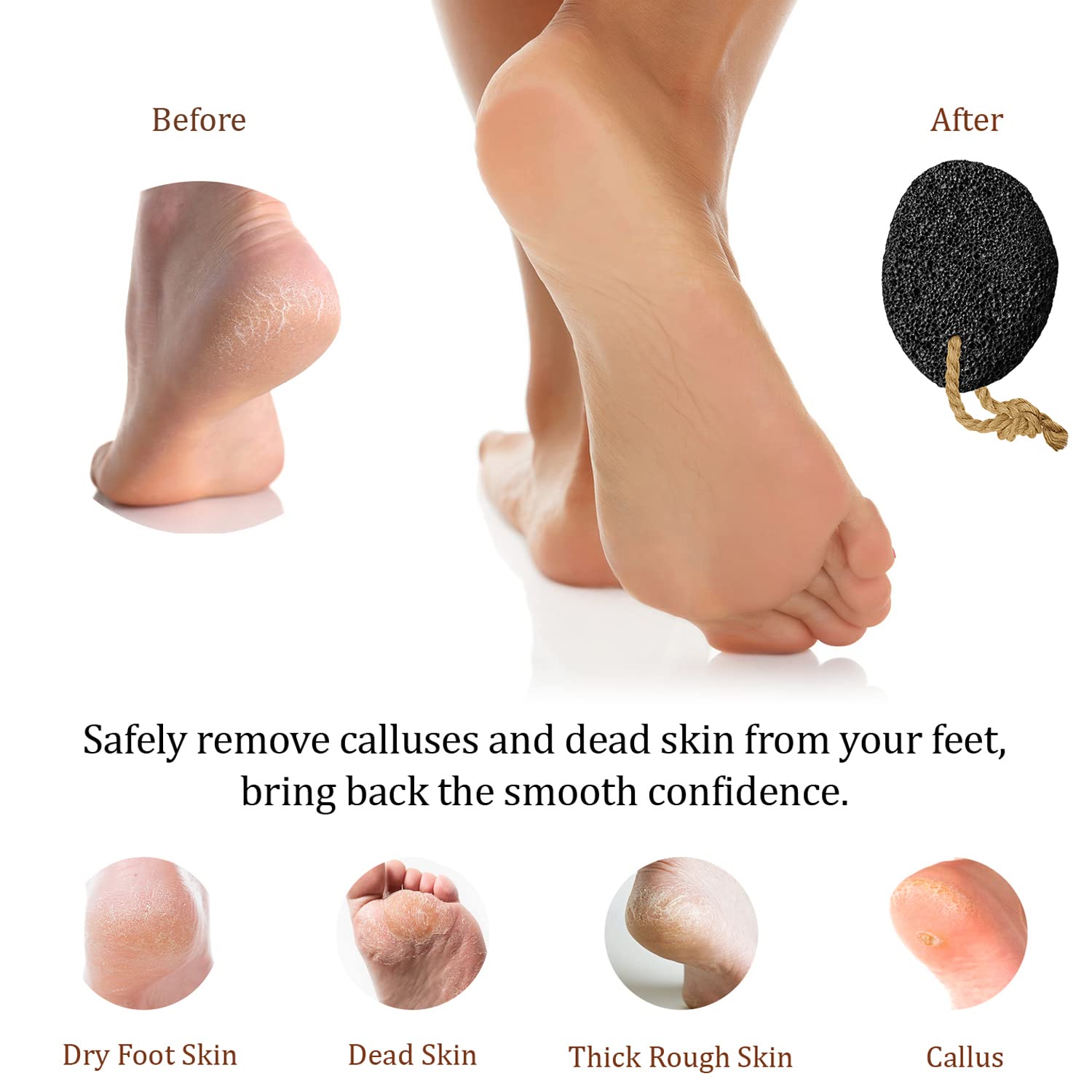 Pumice Valley forme ergonomique et corde naturelle qui garde sa forme après immersion.