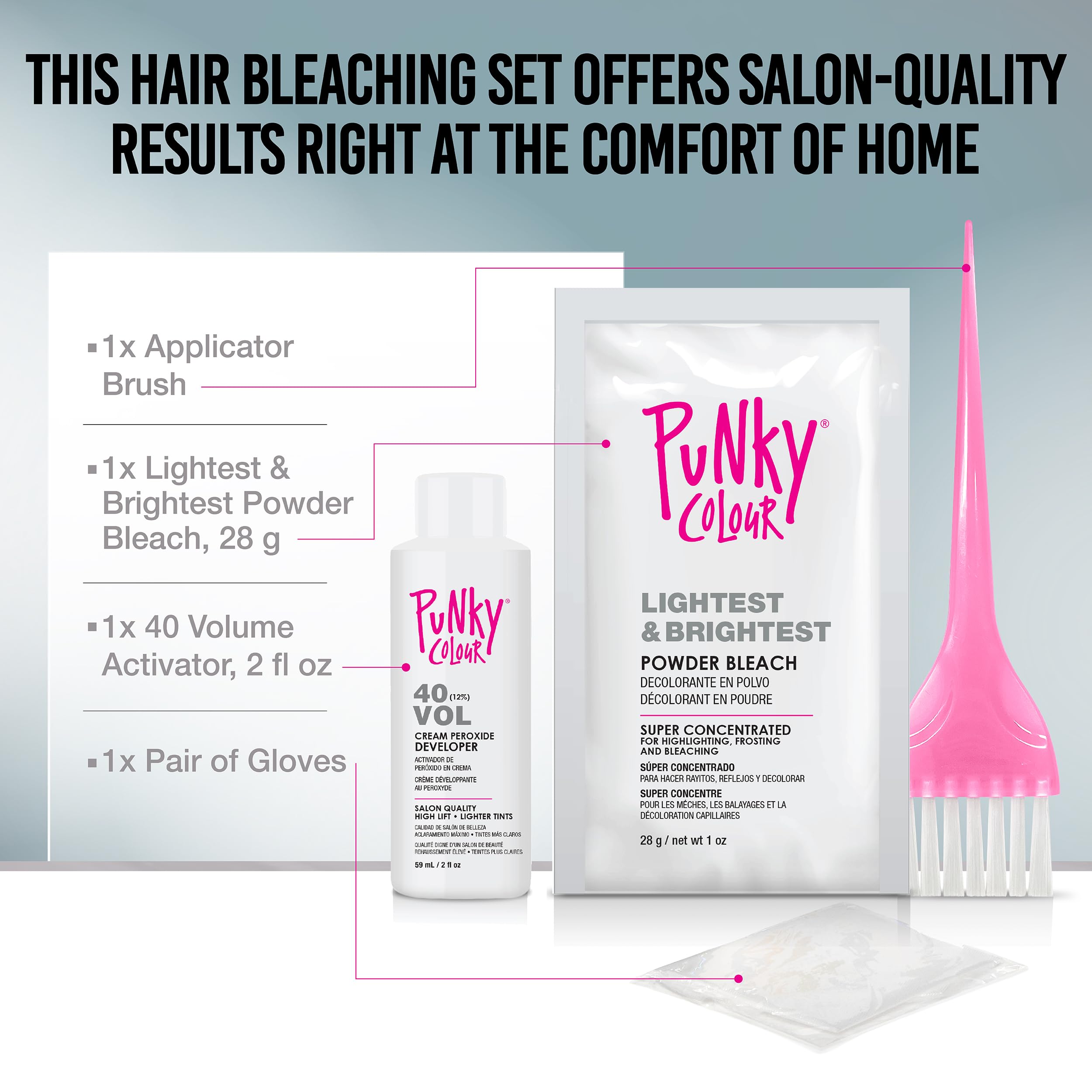 Punky Colour polvo blanqueador de 28 g para aclarar cabello