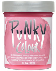Punky Cotton Candy muestra aplicación uniforme para tono rosa pastel suave.