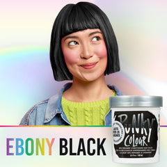 Punky Ebony textura cremosa para color uniforme.