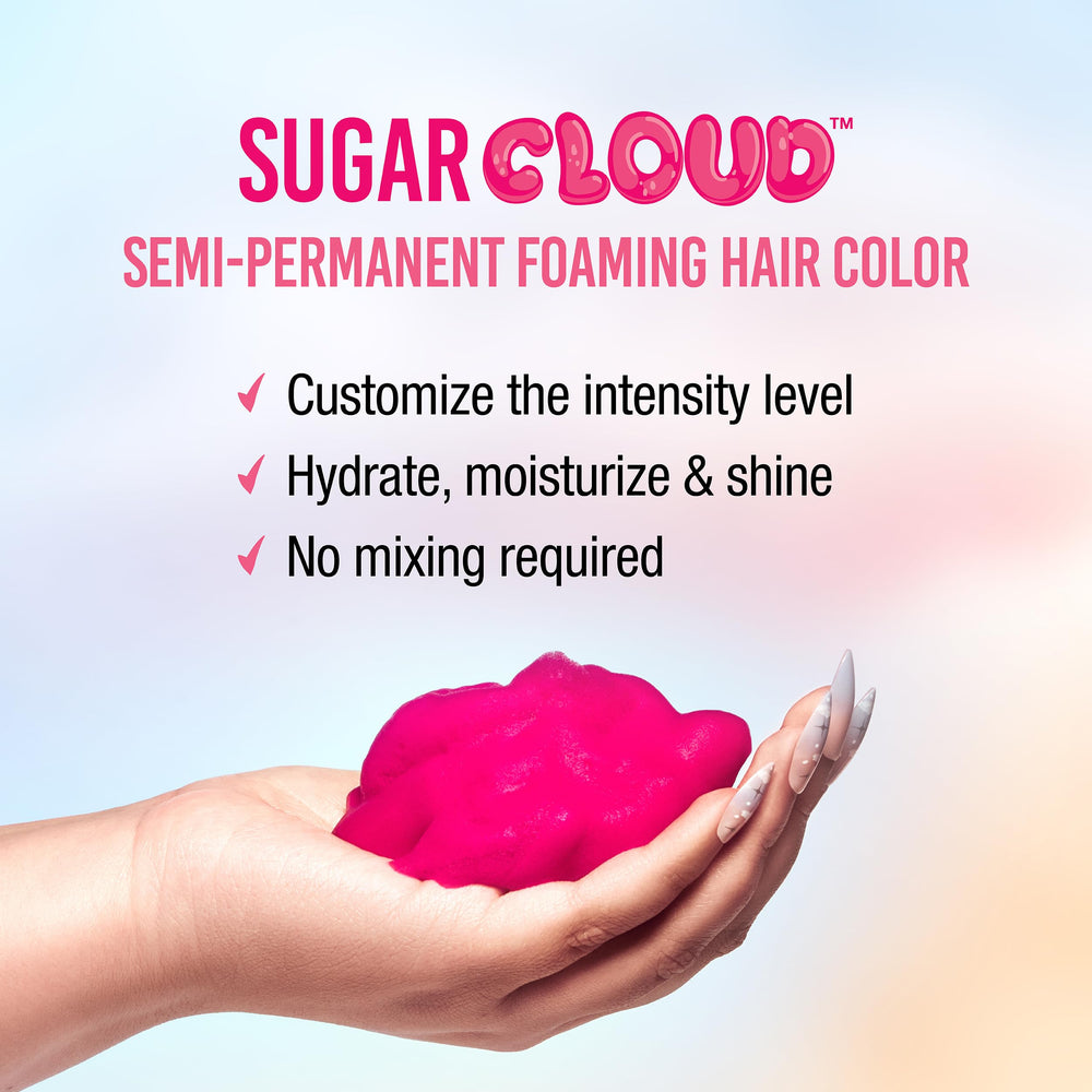 Punky Sugar Cloud en tono CandyFloss para un rosa vibrante y suave.