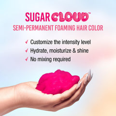 Punky Sugar Cloud en tono CandyFloss para un rosa vibrante y suave.
