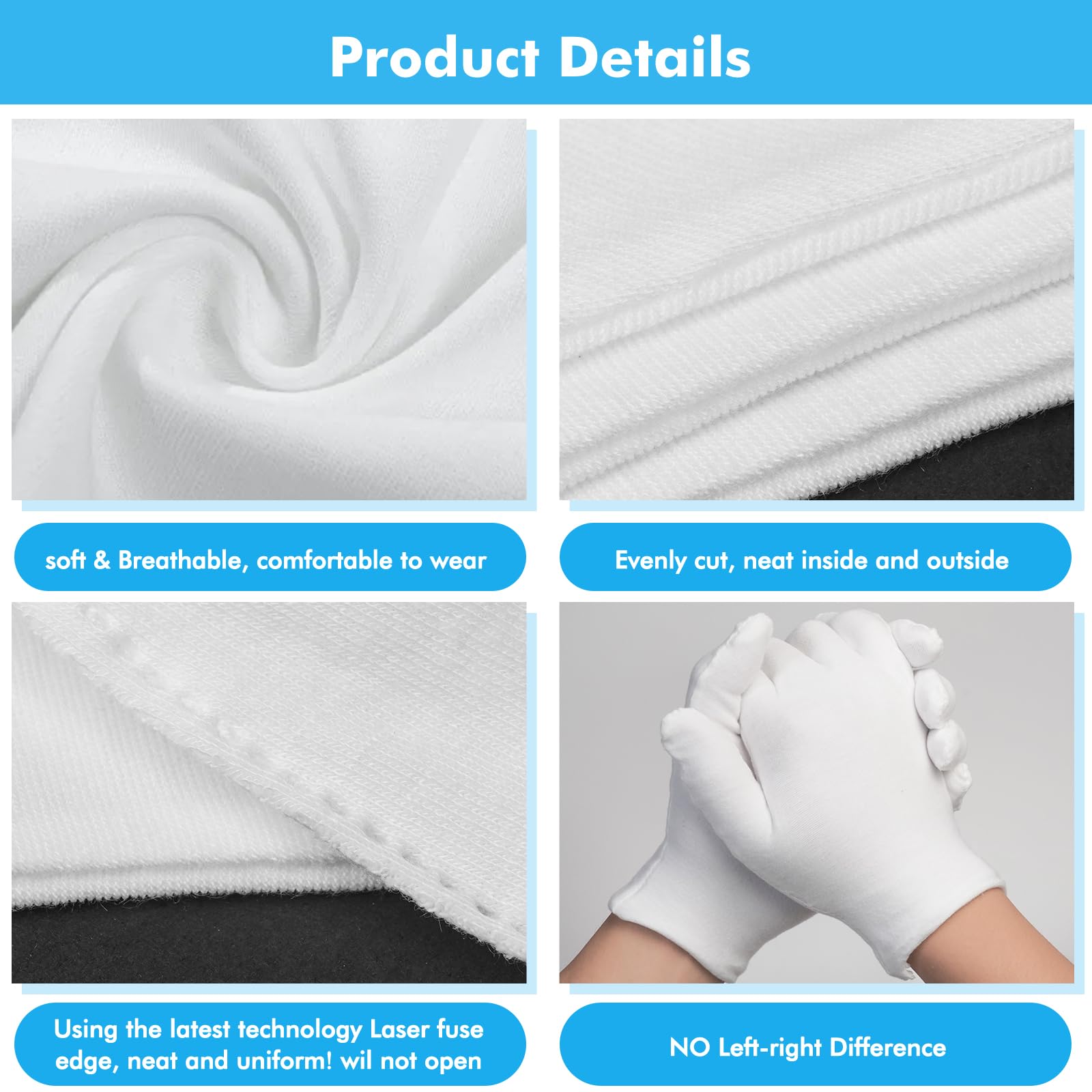 Guantes Pupkoli lavables a máquina para reutilización prolongada.