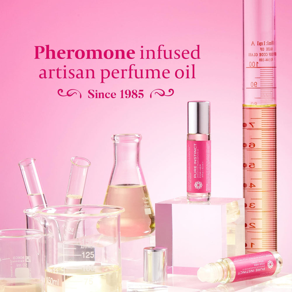 Pure Instinct Roll-On, textura sedosa ideal para masajes ligeros.