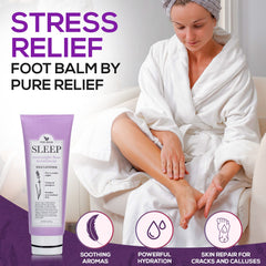 Crema Pure Relief con aloe y coco para pies hidratados