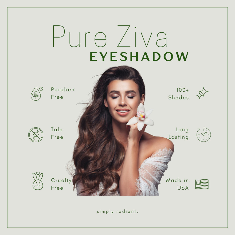 Pure Ziva empaque portátil ideal para retoques durante el día.