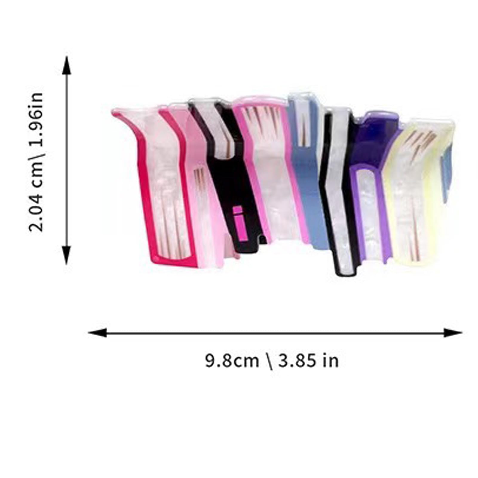 Pureadee clip libro negro, diseño discreto y práctico para el día.