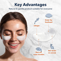 Caja doble Purederm Deluxe con 30 láminas para ojos.