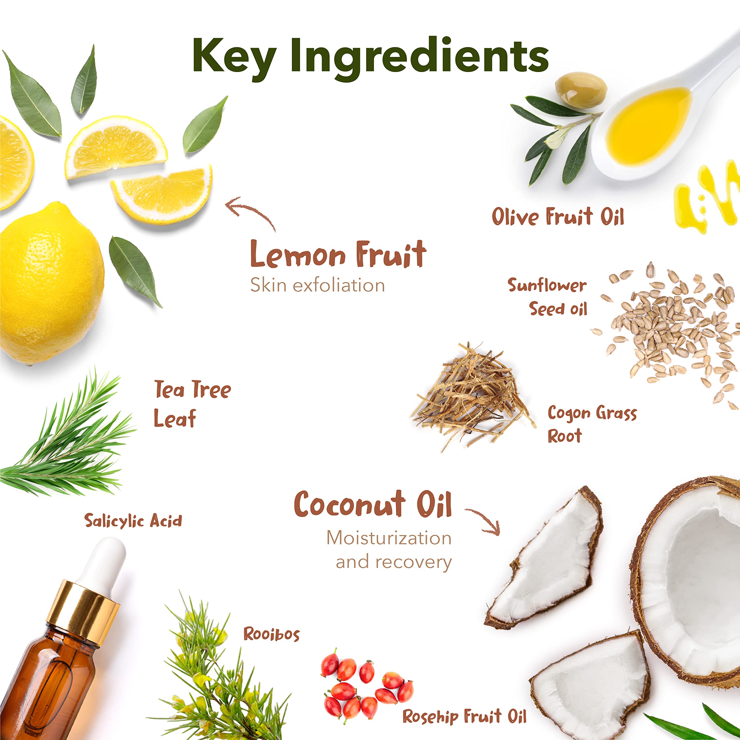 Purederm pie ingredientes botánicos para piel sensible.