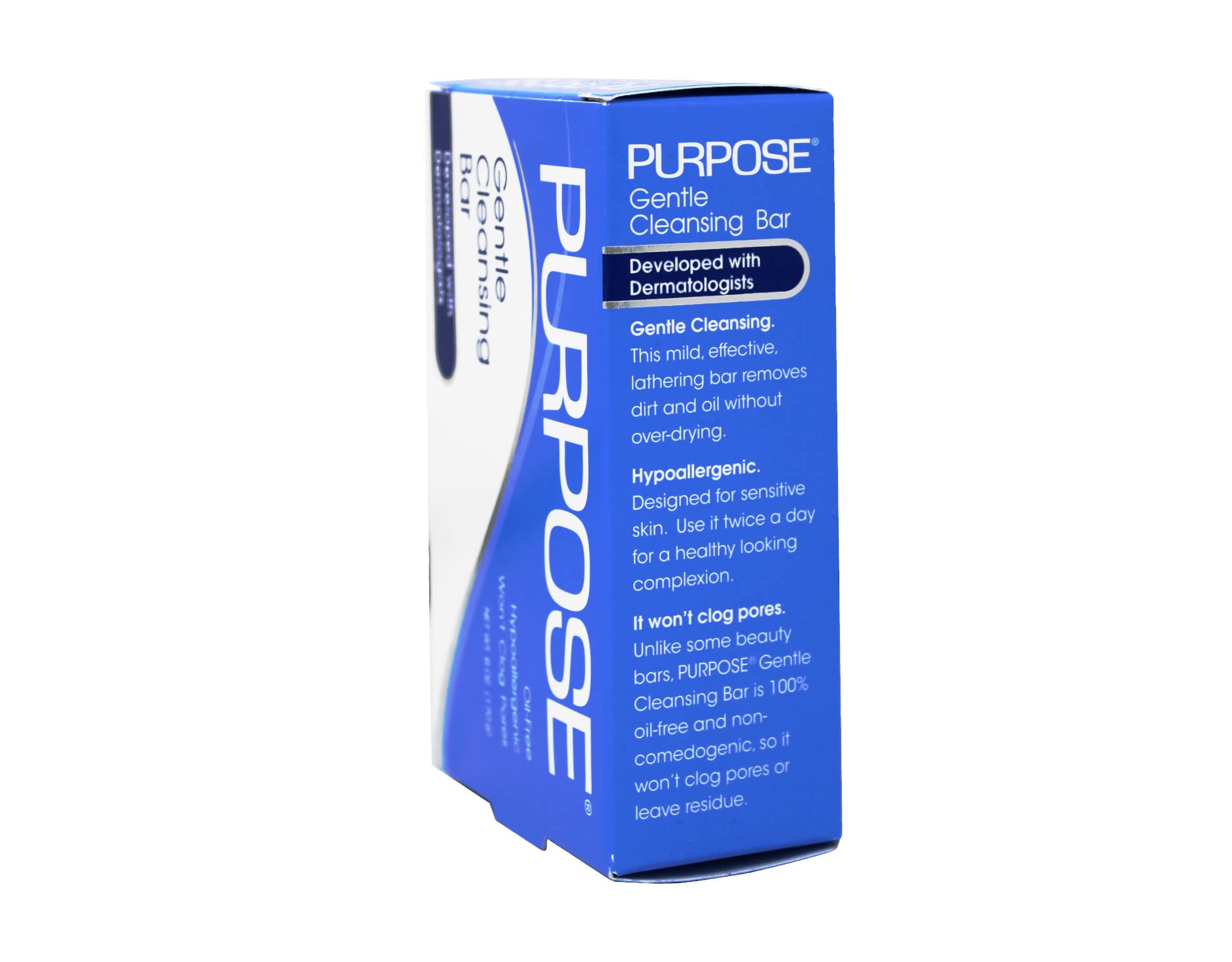 Purpose barra-limpieza-suave genera espuma suave.