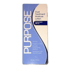 Lotion hydratante Purpose, flacon double-action SPF10, hydratation et protection légères