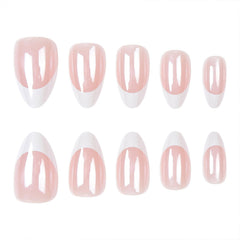 pxuezay kit uñas falsas 24 piezas en tallas variadas: solución rápida para uñas perfectas.
