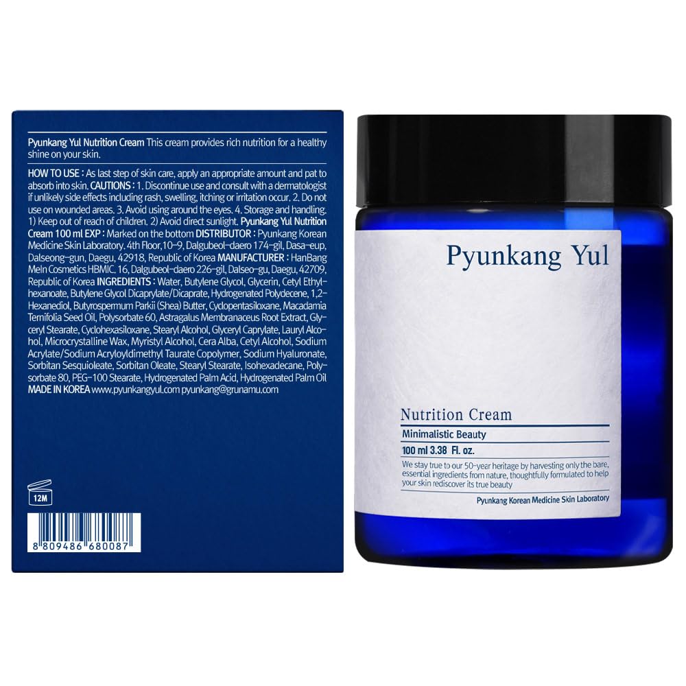 Pyunkang Yul Crema Nutritiva, apta para climas fríos y secos.