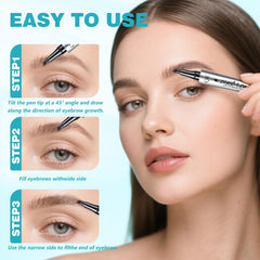 Delineador y lápiz multifuncional para cejas QIC