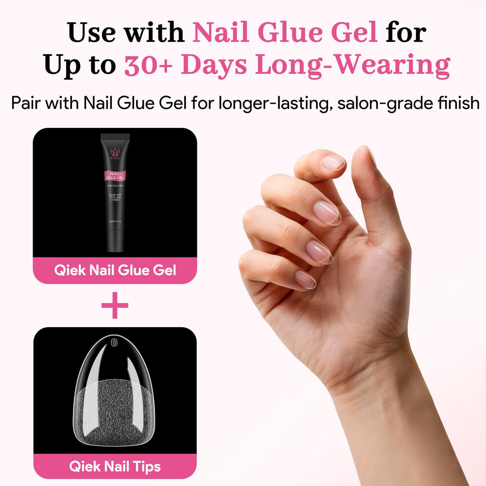 QIEK Gel, Acrylic, Dip Powder compatibility for versatile art.