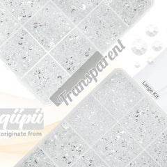qiipii piedras resina jelly 10 mm para uñas y maquillaje artístico ligero.