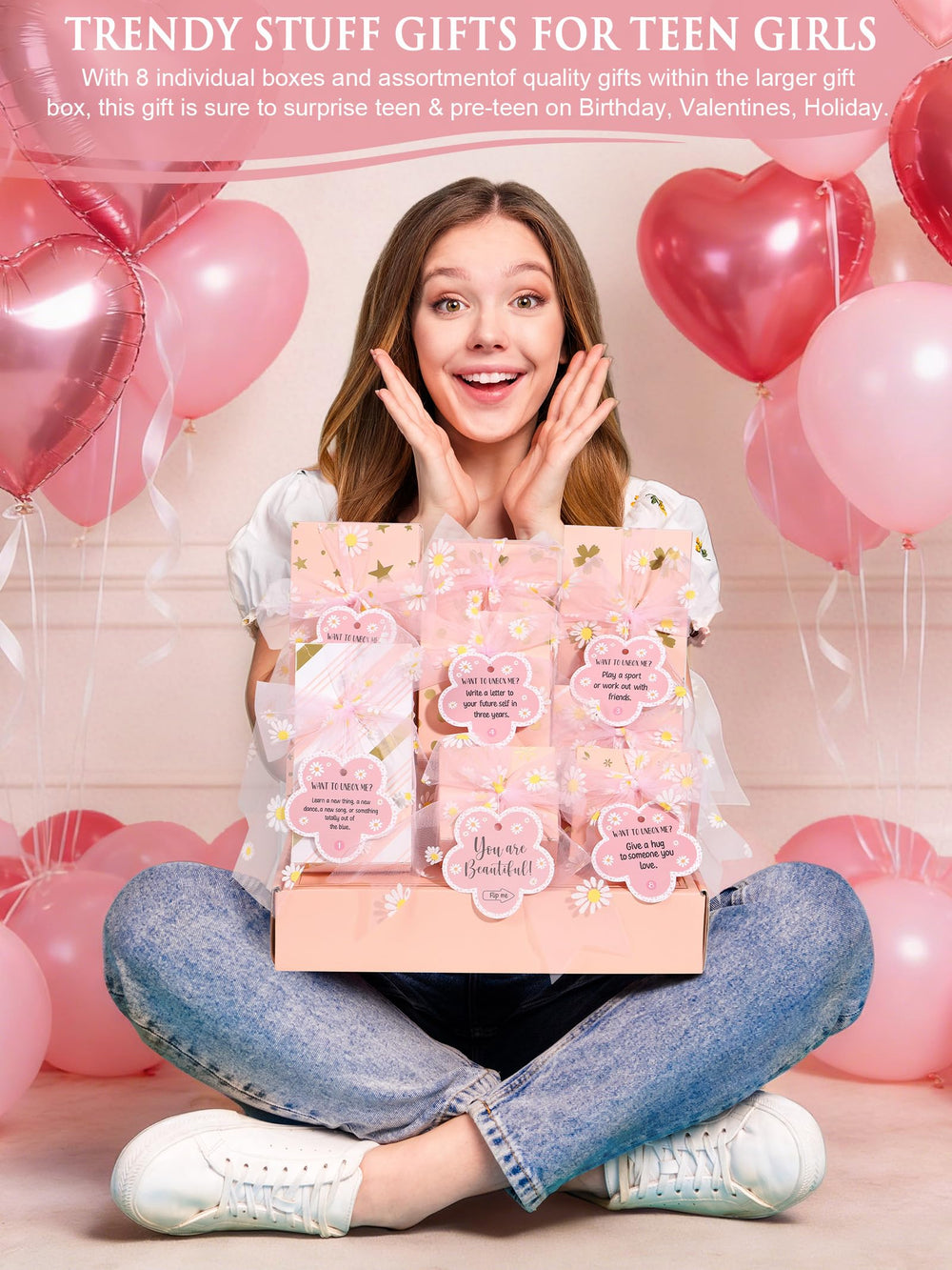 Qinline tarjetas de retos inspiradoras para niñas, fomentan creatividad y entretenimiento