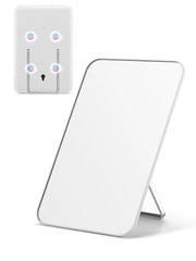 QiSlee espejo para casillero magnético, vista frontal estable para retoques