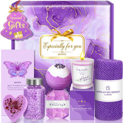 Set regalo Qivatex con empaque elegante para San Valentín, ideal sorpresa.