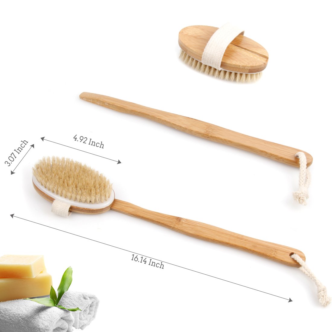 Mango largo y ergonómico de Qlben para uso diario cómodo.