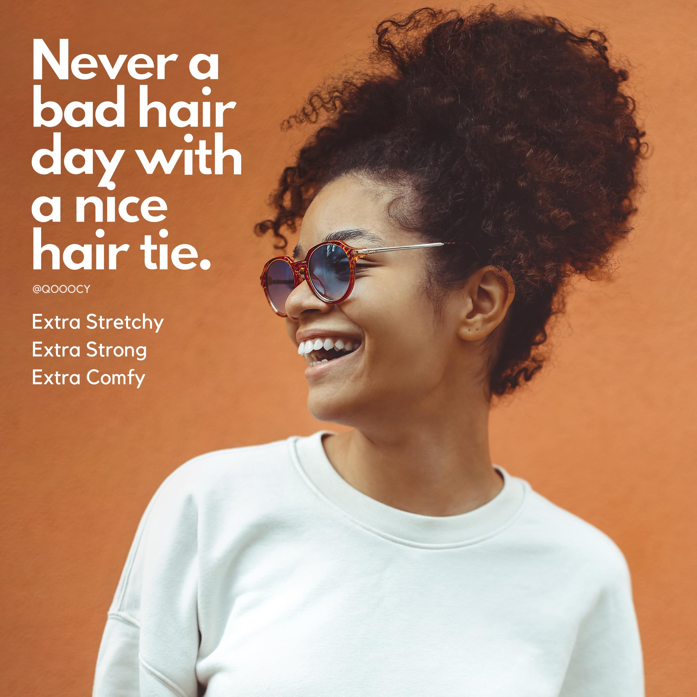 Qooocy coleteros para cabello rasta, cabellos gruesos, evita tirones y roturas.