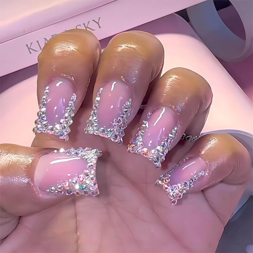 QQPPOLIU uso diario de uñas postizas para un estilo inmediato