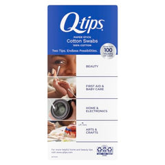 Q-tips para maquillaje: aplicación precisa y suave sin rayar.